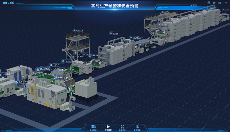 智能車間生產(chǎn)線3D效果展示系統(tǒng)